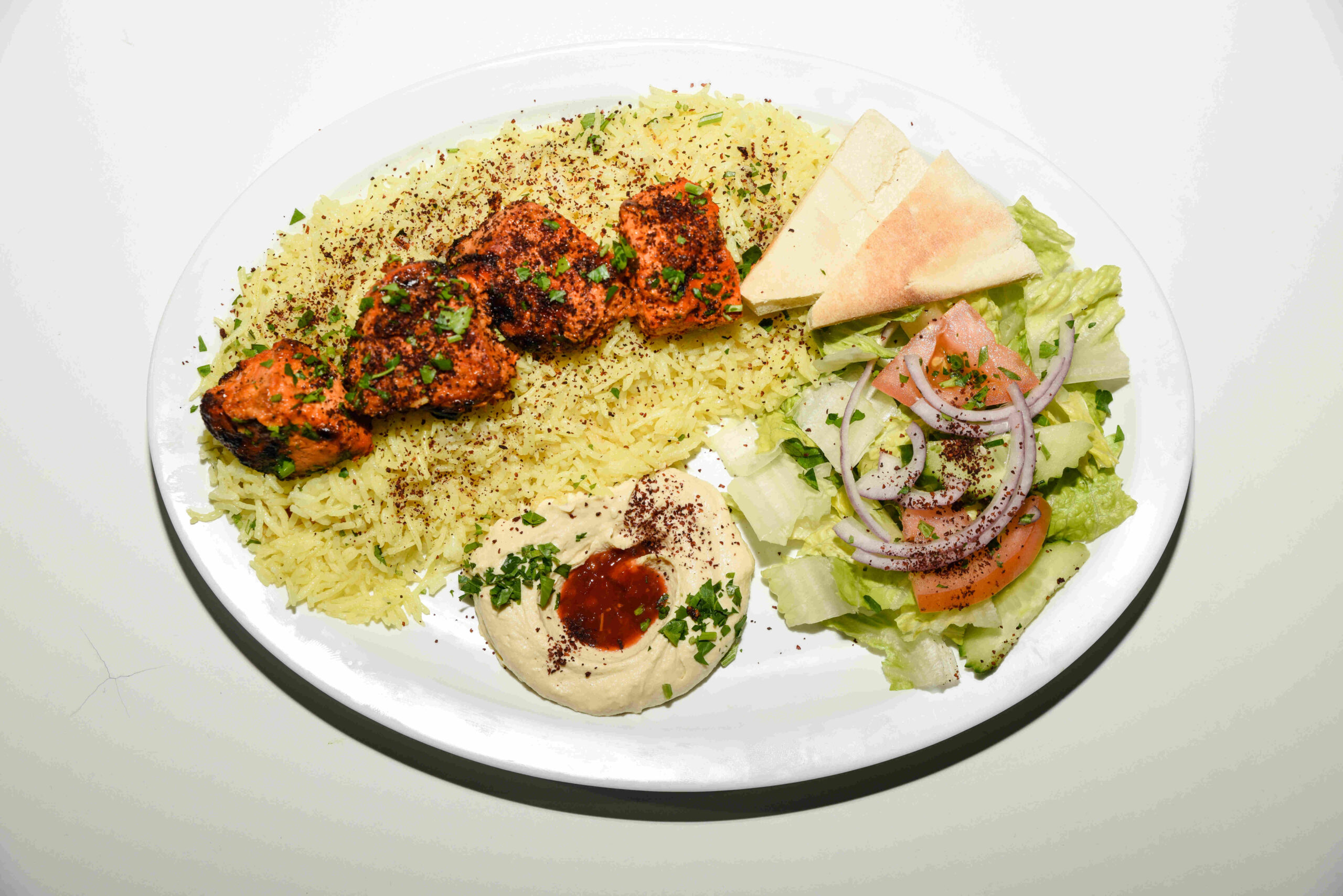 Chicken Shish Kabab Plate